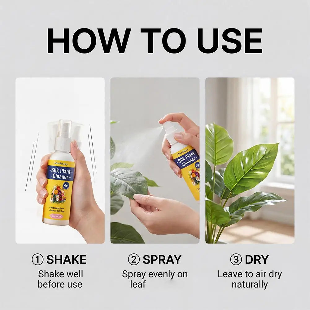 Artificial Plant Cleaner Spray 120ml | Silk & Faux Leaf Cleaner