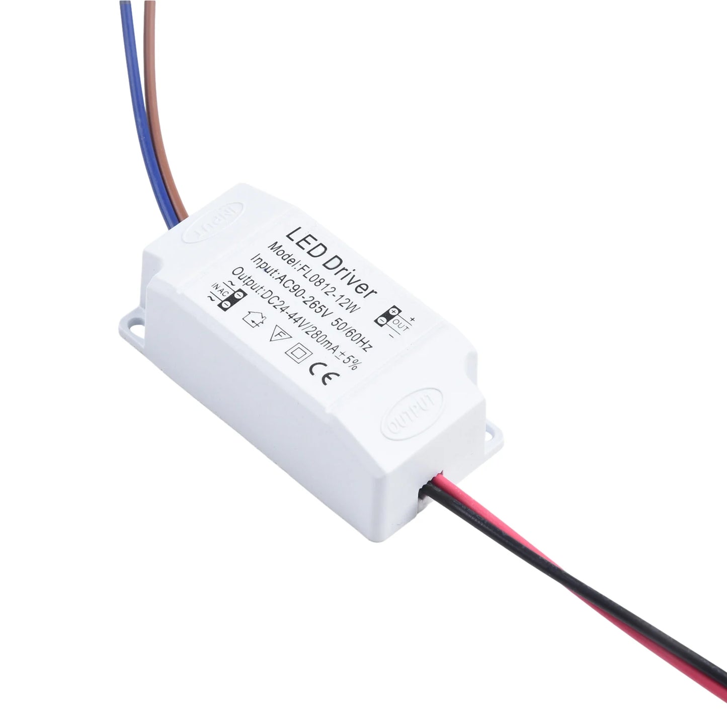 AC90 265V 3 24W LED Driver Power Supply Adapter Transformer Lights 3W