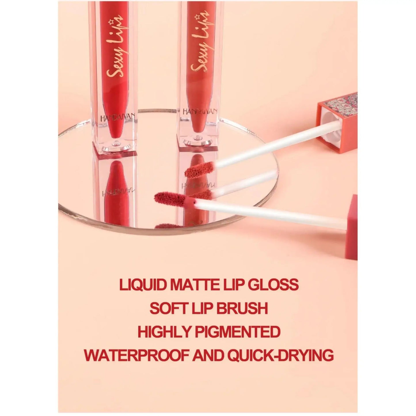 Handaiyan Bohemian Matte Liquid Lipstick – 6 Earth Tone Colors