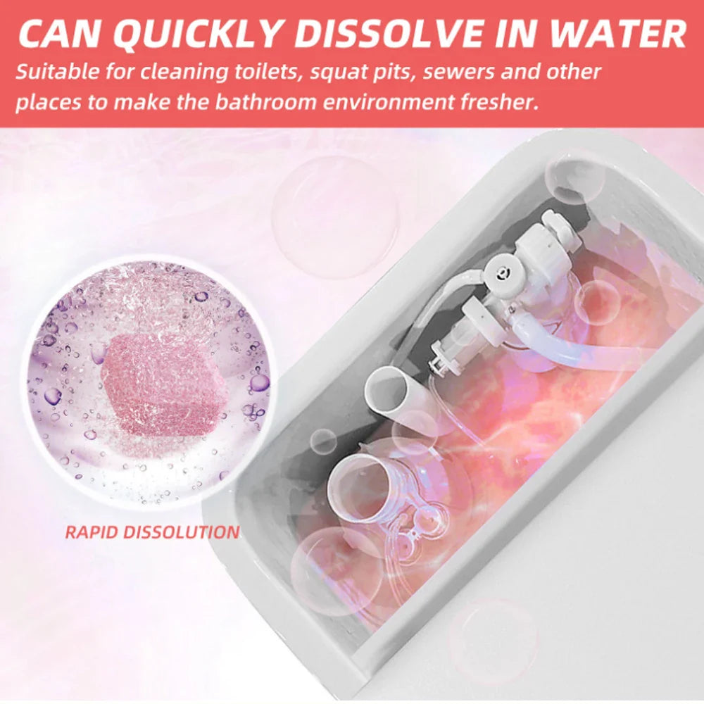 Toilet Cleaning Effervescent Tablets – Stain & Odour Remover
