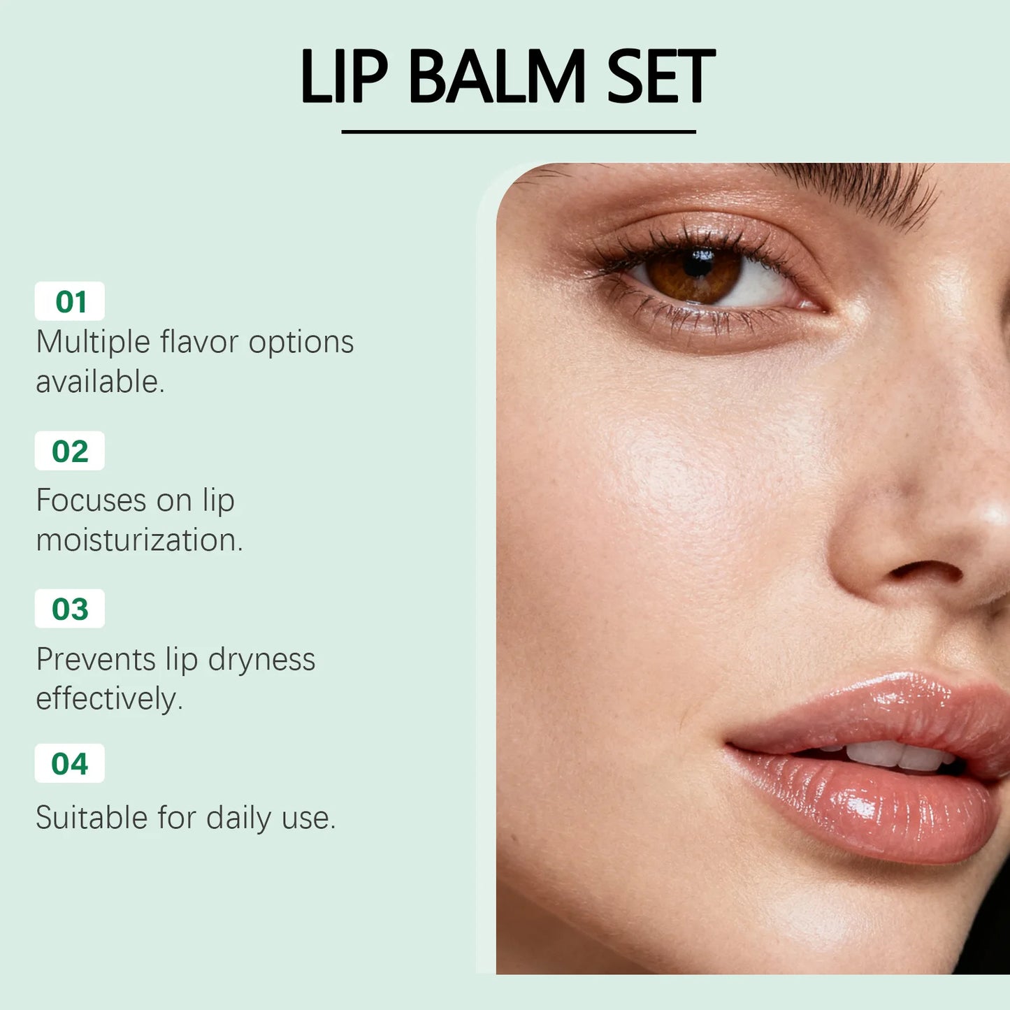 EELHOE Hydrating Lip Care Set | Smooth, Plump & Glossy Lips
