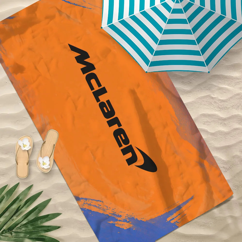 McLaren Racing Logo Quick-Dry Sports Beach Towel | Multi-Size