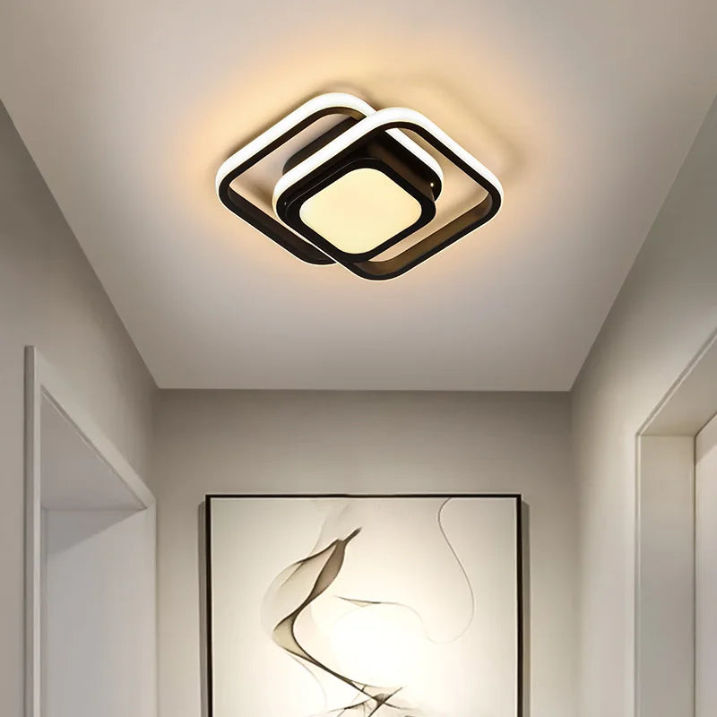 RUNTOIN LED Ceiling Light 3 Colors | Modern Surface Mount Lamp