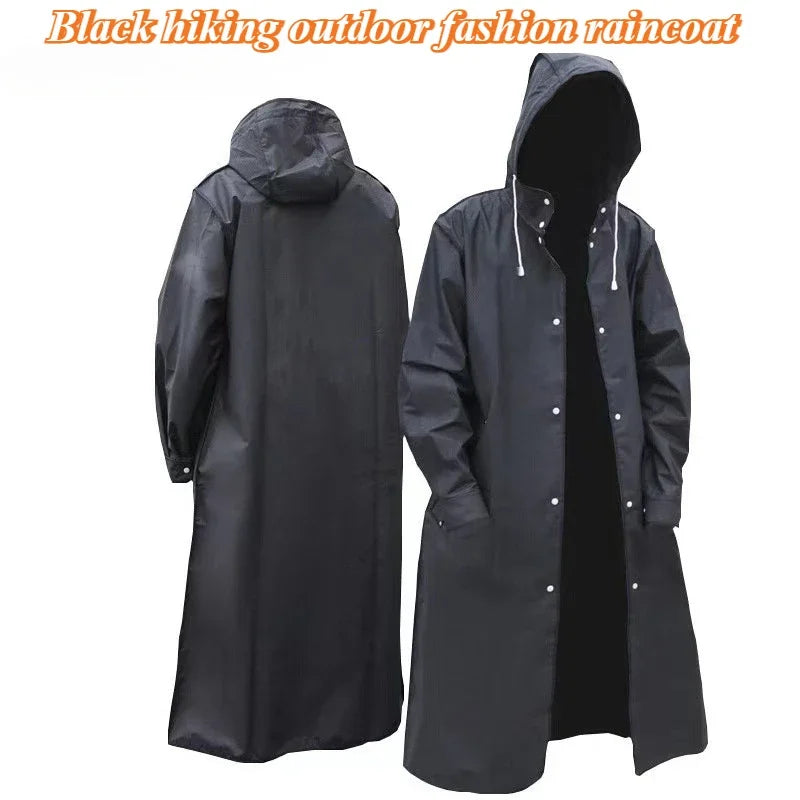 Men's Waterproof EVA Raincoat – Motorcycle Poncho & Fishing Gear