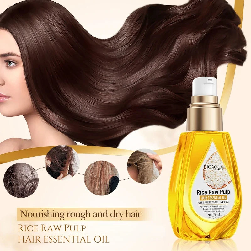 Rice Puree Hair Oil Conditioner – Keratin & Mineral Oils 70ml