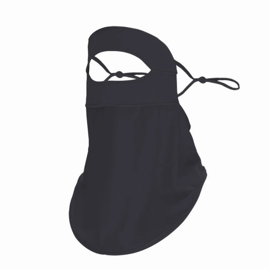 Full-Face Sunscreen Veil – UPF 50+ Outdoor Sun Protection Peaceful Pleasures Health and Wellness Black