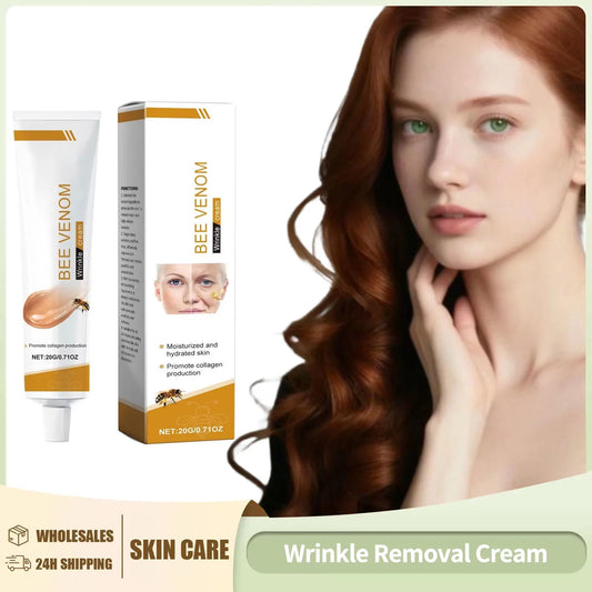 Wrinkle Removal Cream Firming Facial Lifting Moisturizing Deep Hydration Smoothing Fine Lines Repair Skin Bee Venom Cream 20g Peaceful Pleasures Health and Wellness