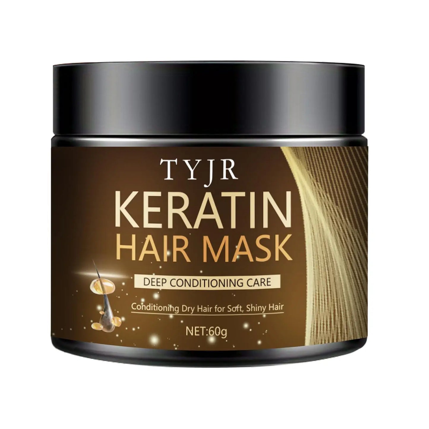 Keratin Hair Mask 60g – Repair Frizzy & Damaged Hair