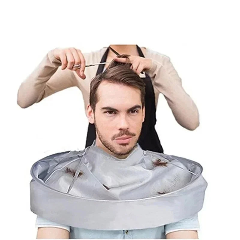 Hair Cut Umbrella Capes Haircut Cloak Cloth Hair Dye Three-Dimensional Breathable Household Haircut Cloak Foldable Haircut Tool Peaceful Pleasures Health and Wellness