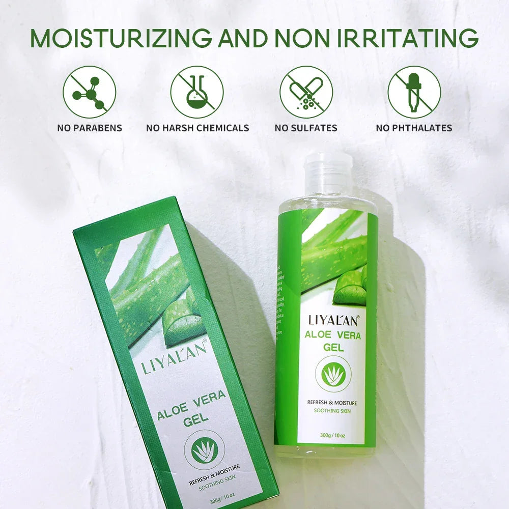 Aloe Vera Gel with Vitamin C – 300g Face & Body Moisturizer Peaceful Pleasures Health and Wellness