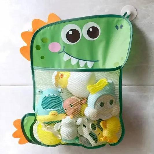 Dinosaur Baby Bath Toy Storage Bag – Mesh Hanging Organizer Bath Toy Organizer Peaceful Pleasures Health and Wellness