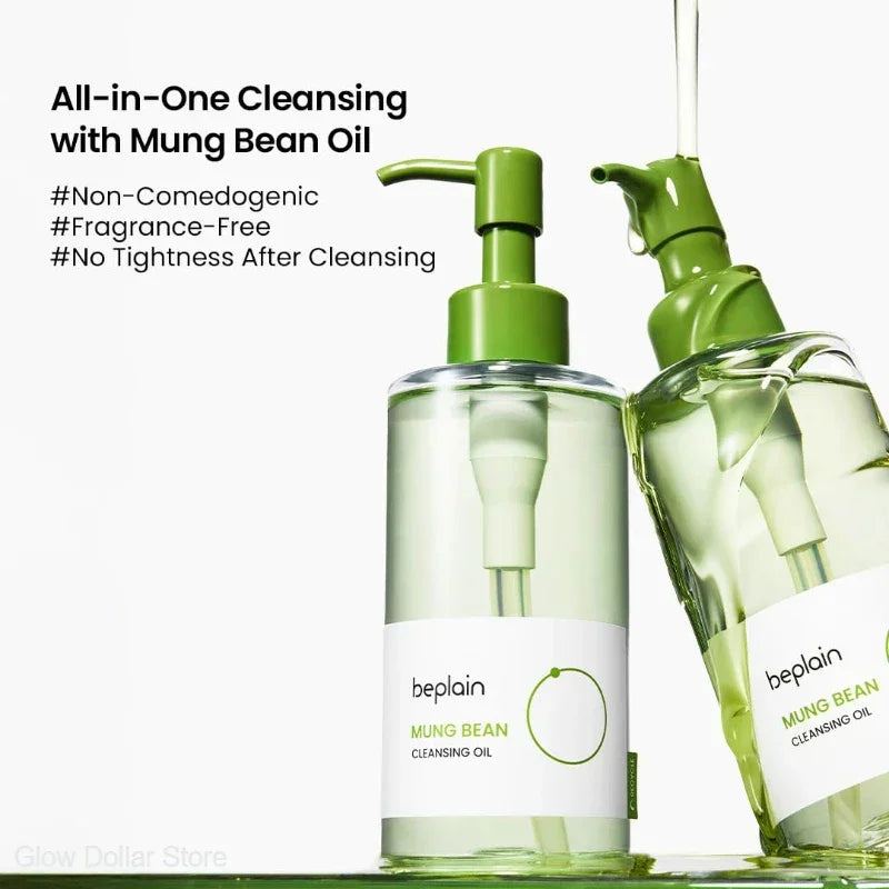 Mung Bean pH-Balanced Foam & Blackhead Cleansing Oil Set Peaceful Pleasures Health and Wellness