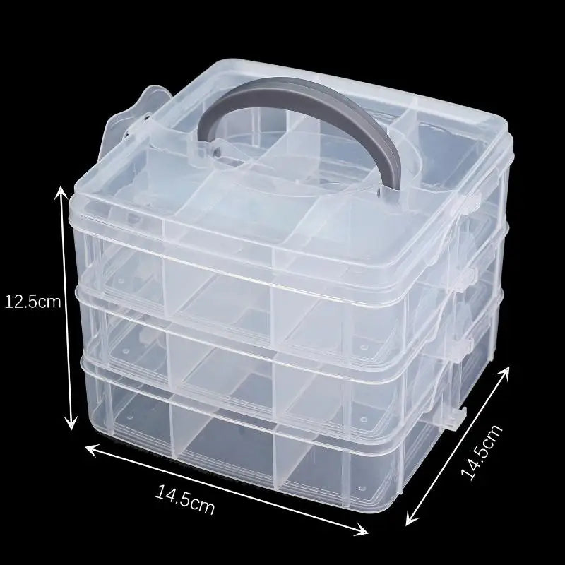 Clear Minimalist Storage Box | Dustproof Jewelry & Small Item Organizer