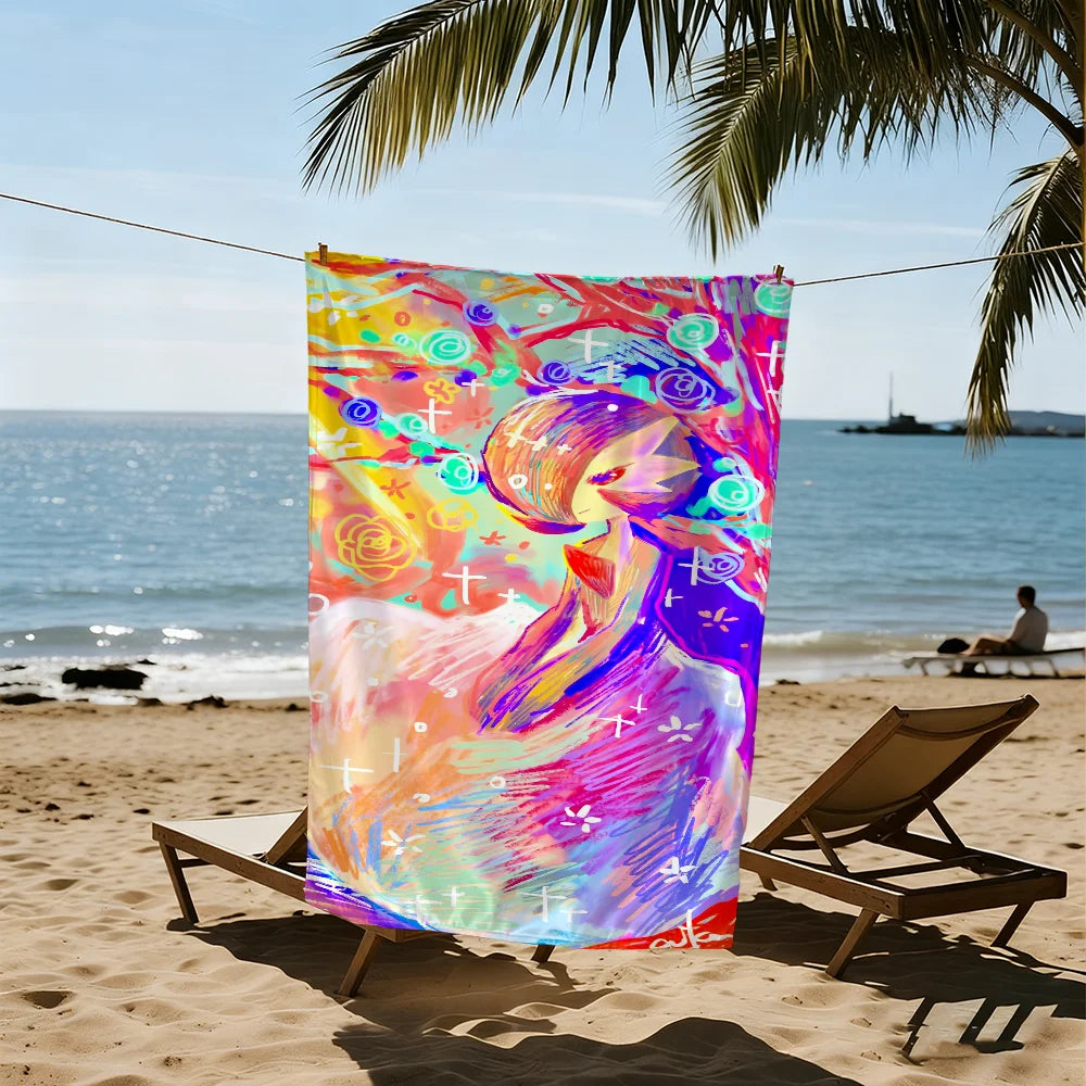 Quick-Dry Beach Towel | Soft & Absorbent – Travel, Gym, Camping Quick-Dry Beach Towel Peaceful Pleasures Health and Wellness