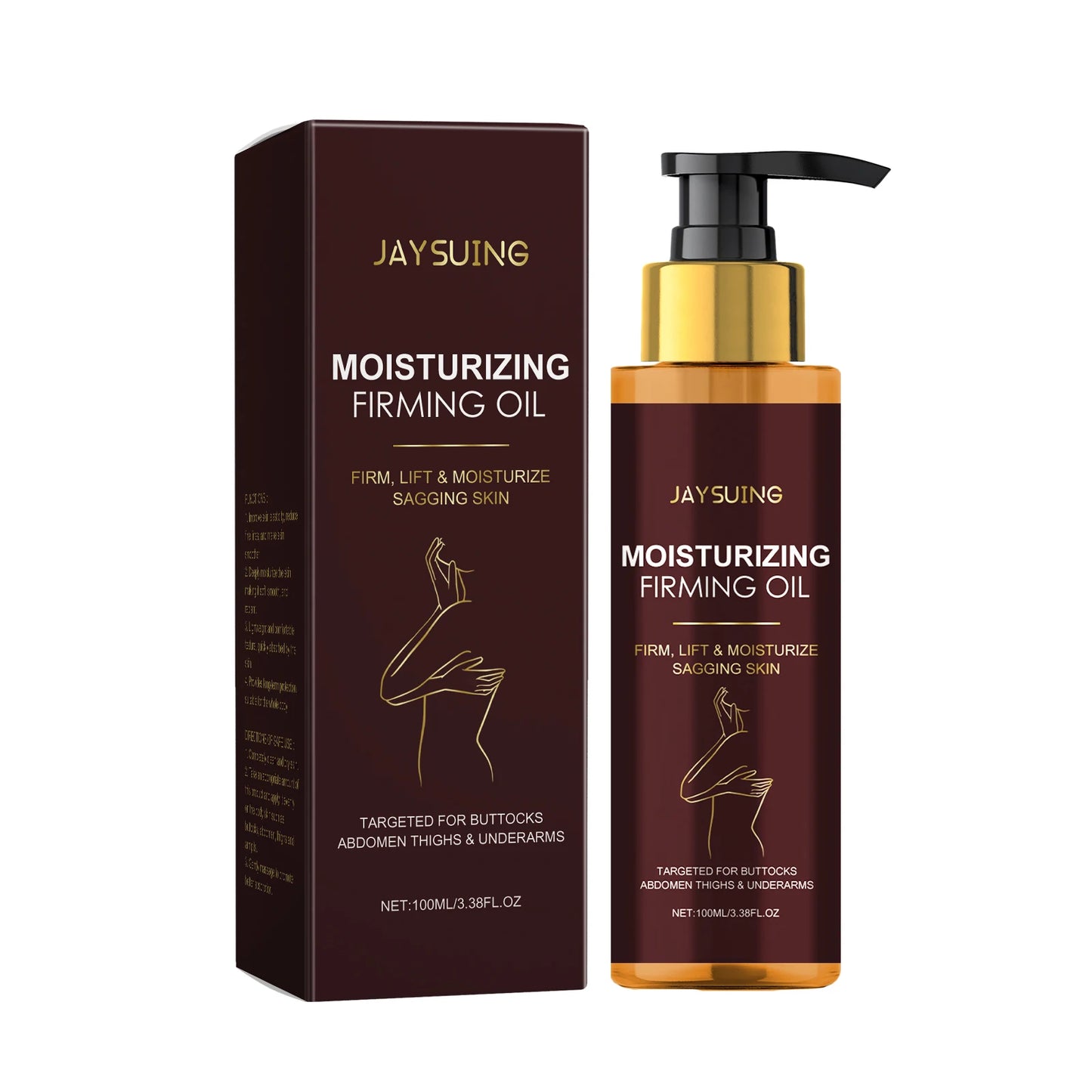 Tightening Moisturizing Oil Enhance Skin Elasticity Deep Lifting Improve Skin Sagging Relaxing Reduce Dryness Body Treatment Oil Peaceful Pleasures Health and Wellness 100ml Boxed