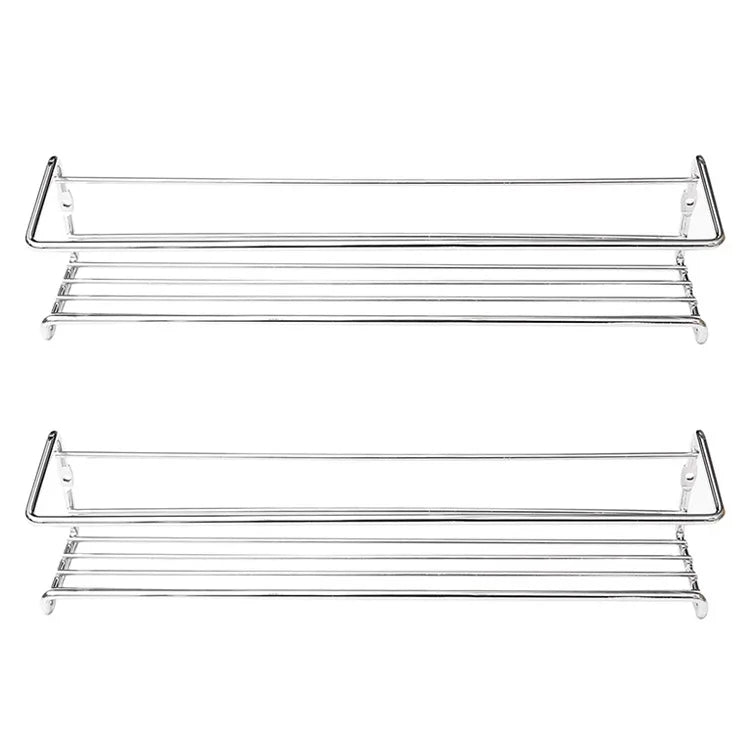 Wall-Mounted Iron Spice Rack & Kitchen Shelf Organiser