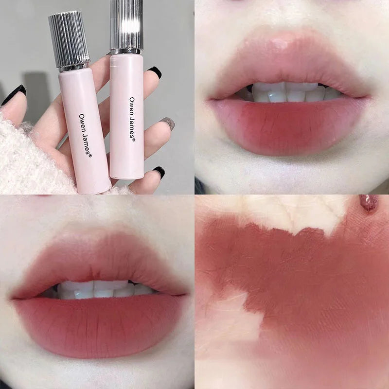 Korean Matte Mousse Lipstick | Velvet Long-Lasting Lip Color