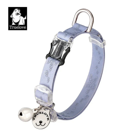 Truelove Elastic Soft Nylon Cat & Small Dog Collar | TLC5313 Peaceful Pleasures Health and Wellness Kentucky Blue M China Mainland