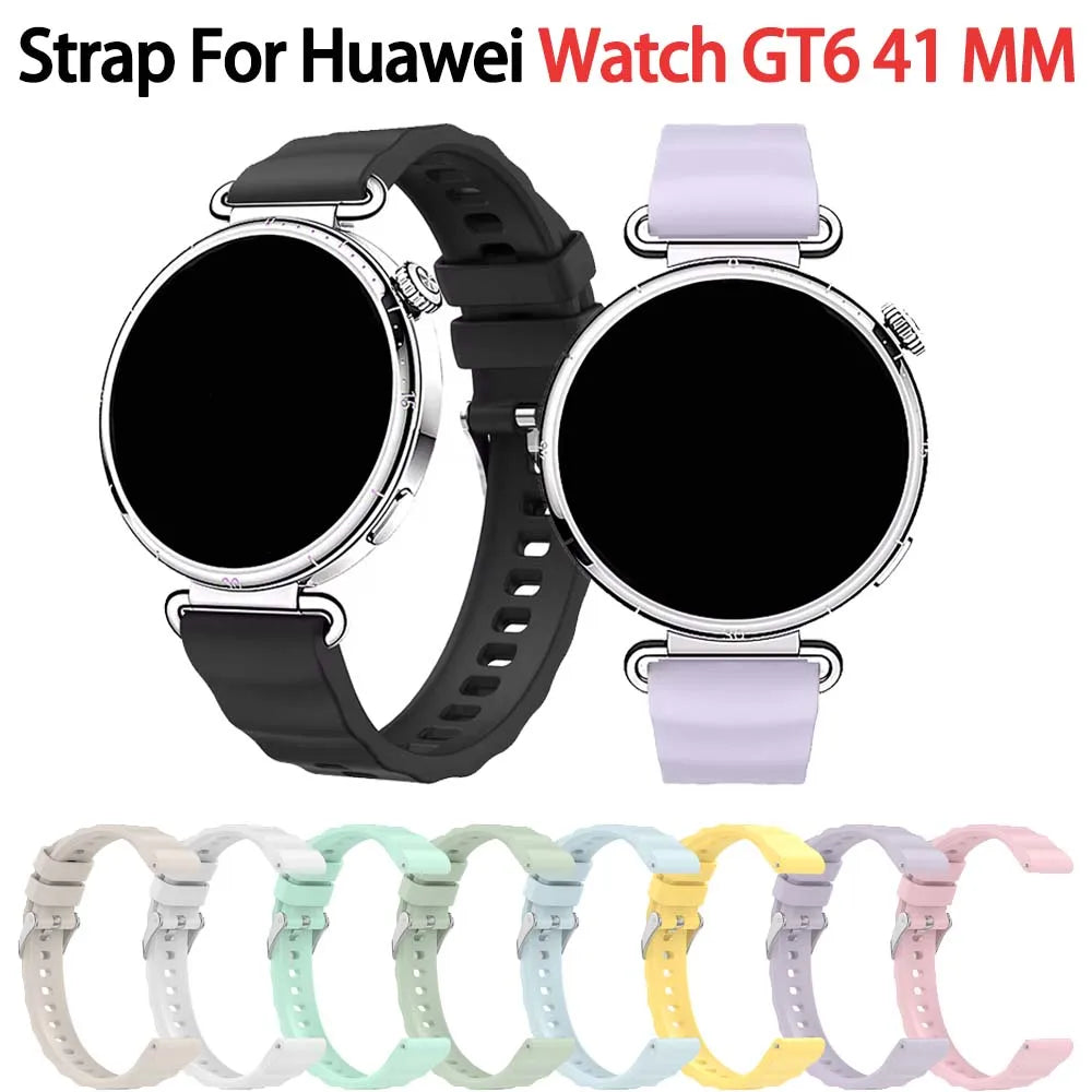 18mm Silicone Watch Band for Huawei GT4/GT5/GT6 & Garmin Peaceful Pleasures Health and Wellness