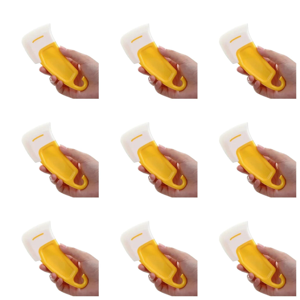 1/2/3Pcs Kitchen Scraper Oil Stain Cleaning Silicone Spatula Cake Baking Pastry Gadgets Dirty Pan Pot Dishes Cleaner Tools Peaceful Pleasures Health and Wellness 9PCS