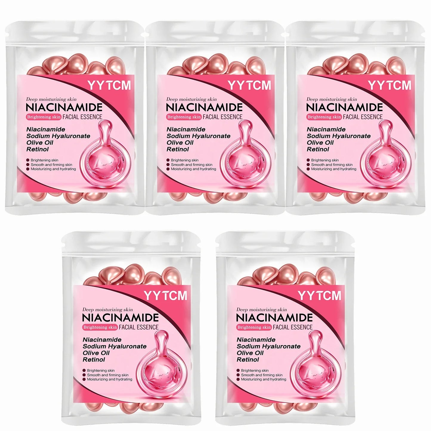 Niacinamide & Retinol Facial Essence Capsules – Brighten & Hydrate