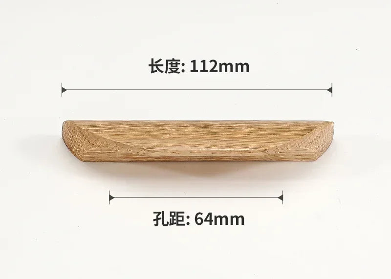Natural Walnut Wood Cabinet & Drawer Handles | Modern Pull