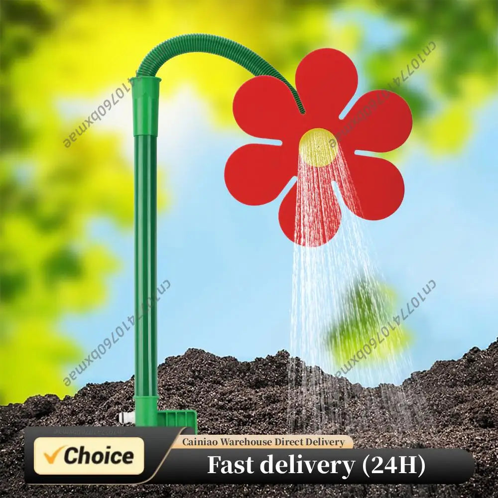 Crazy Daisy Sprinkler 360 Degree Rotating Crazy Dancing Flower Water Sprinklers Flower Sprinkler for Yard Watering Dogs Playing Peaceful Pleasures Health and Wellness