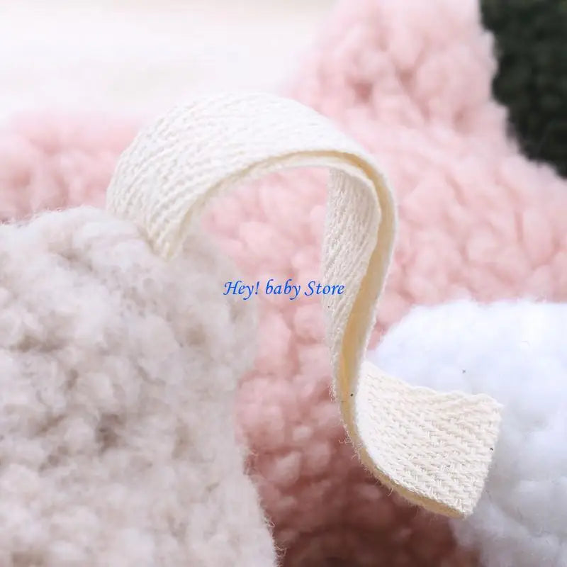 Baby Plush Moon Pacifier Chain Clip & Teething Pendant