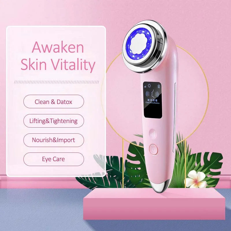 New Facial Beauty Introducer Household Rechargeable Import Skin Rejuvenation Instrument Essence Import and Export Peaceful Pleasures Health and Wellness