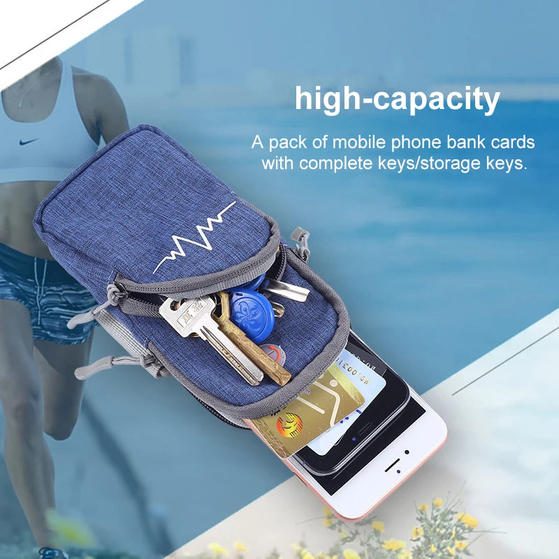 Sports Bag For Mobile Phone Armband For Jogging Running accessories mp3/mp4 Bags Women's Bag For Phone Sleeve Bags Wrist Holder Peaceful Pleasures Health and Wellness