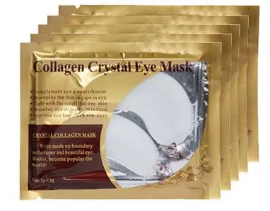 BIOAOUA Gold Collagen Eye Patches – 10 Pairs Anti-Dark Circles