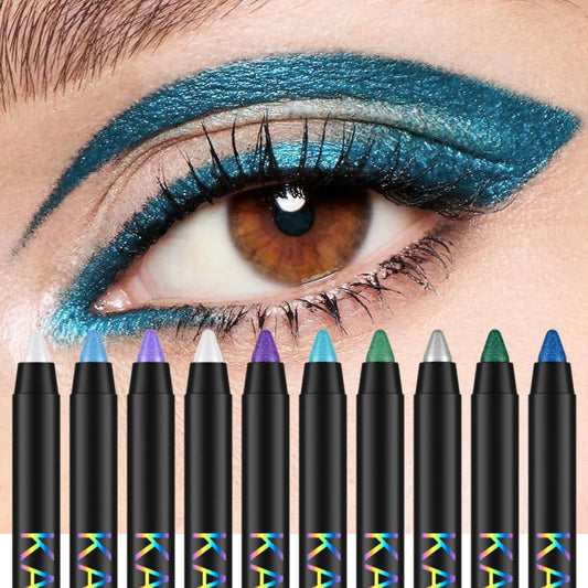 FUNPARK Glitter Metallic Eyeliner Pen – Waterproof, 10 Colors Glitter Eyeliner Pen Oasis Select