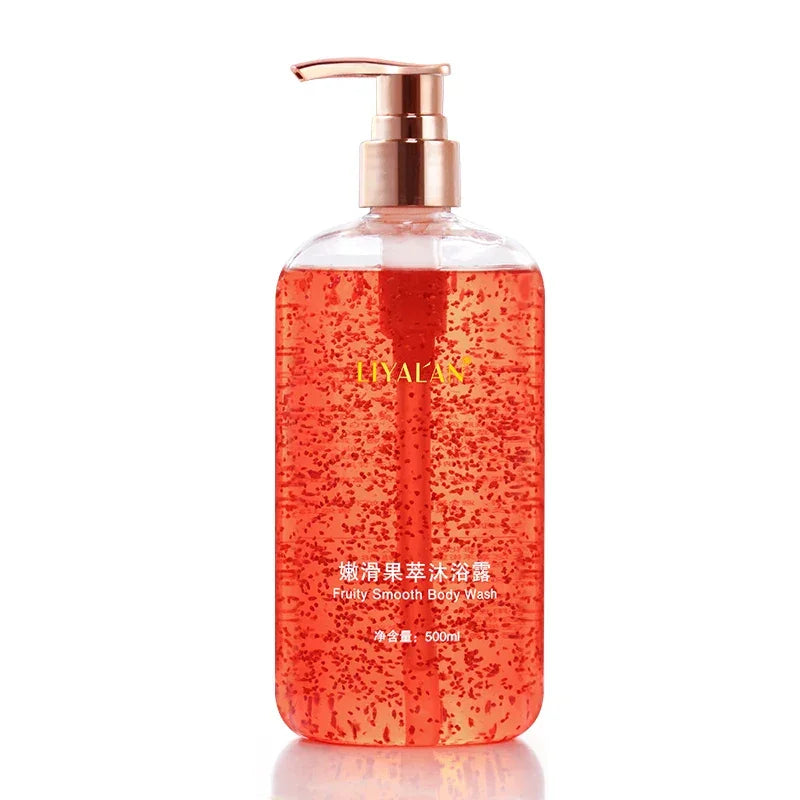Fruity Smooth Body Wash – Exfoliating Shower Gel Peaceful Pleasures Health and Wellness