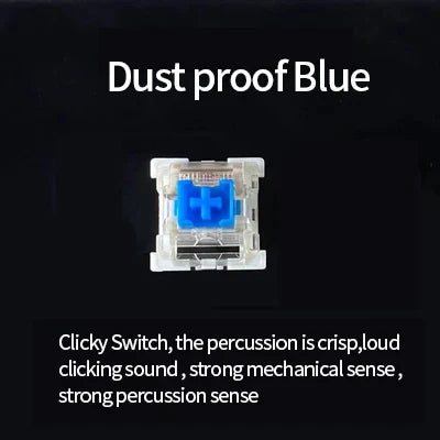 Dustproof Mechanical Keyboard Switches – Clicky Linear Tactile