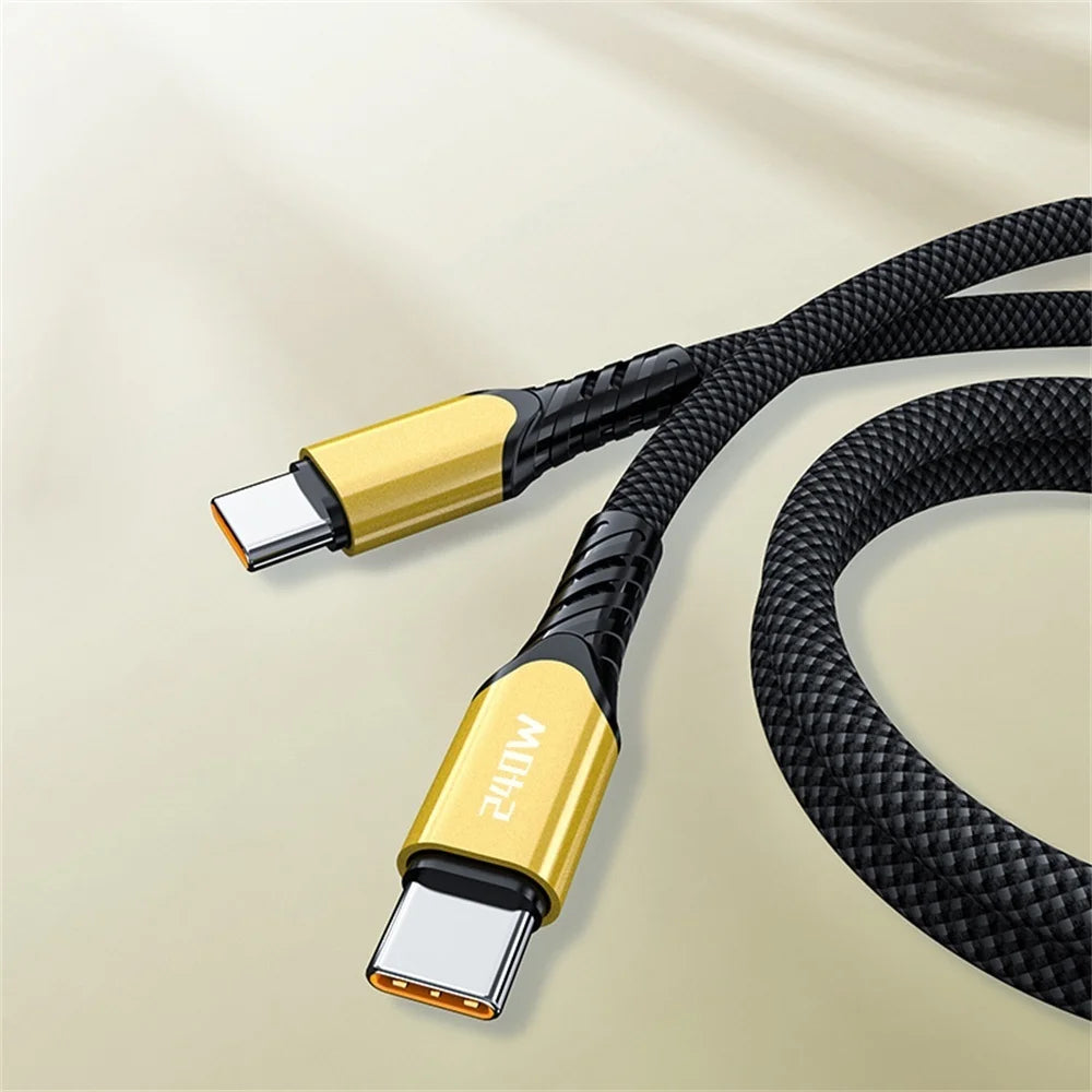 240W USB-C PD QC4.0 Fast Charging Cable | iPhone & MacBook