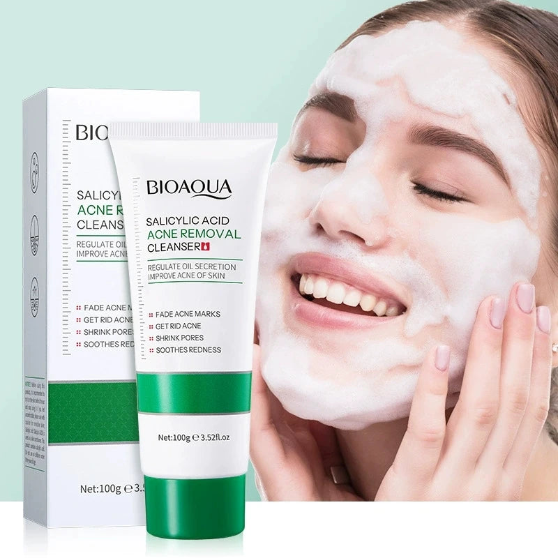 BIOAQUA Salicylic Acid Facial Cleanser – Acne & Oil Control