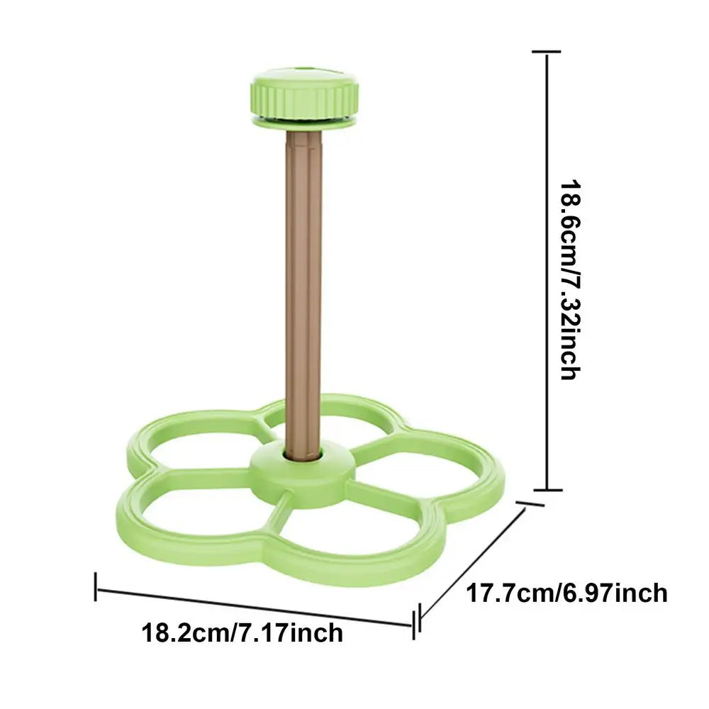 Bird Windmill Perch Sensory Toy | Parakeets Budgies Macaws Bird Enrichment Toy Peaceful Pleasures Health and Wellness Green CN