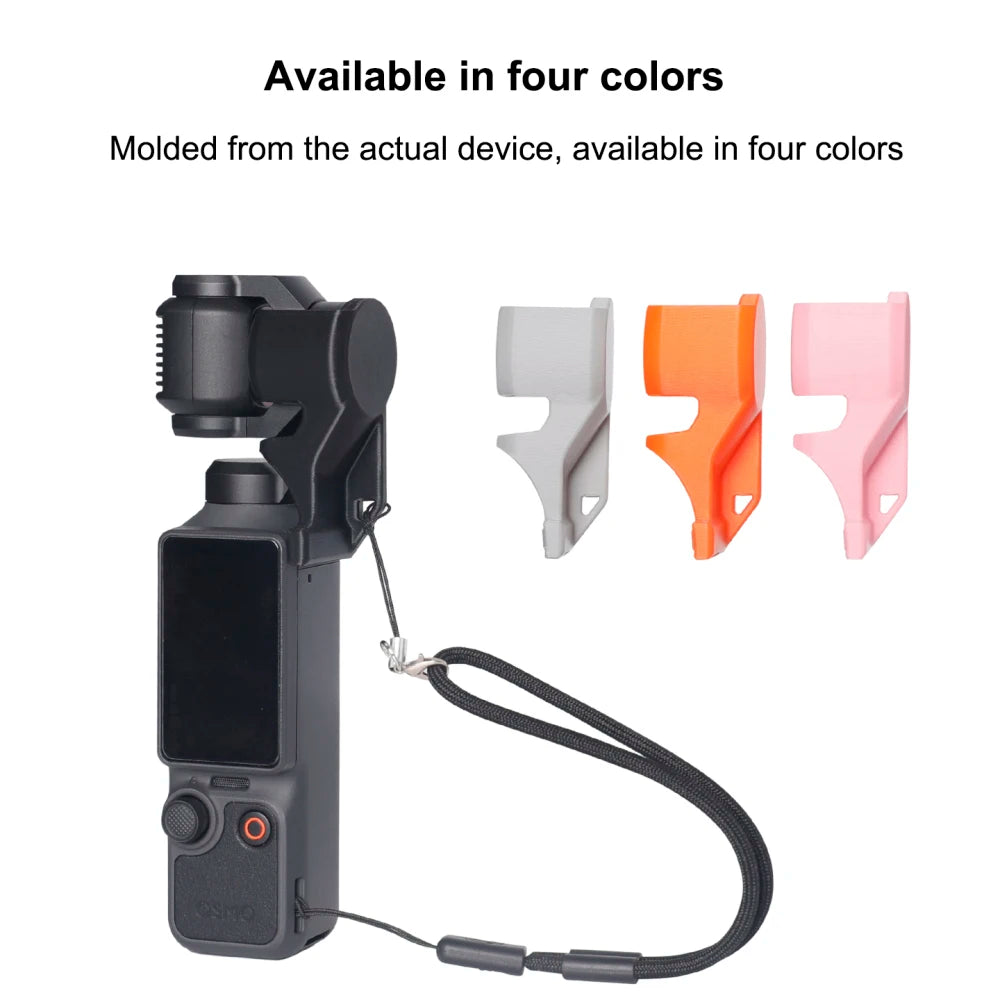Gimbal Lock Clip For DJI Pocket 4 1:1 Mold Precision Fit Anti Shake Anti Loss Lanyard Ultra Light Four Color Options Available Peaceful Pleasures Health and Wellness