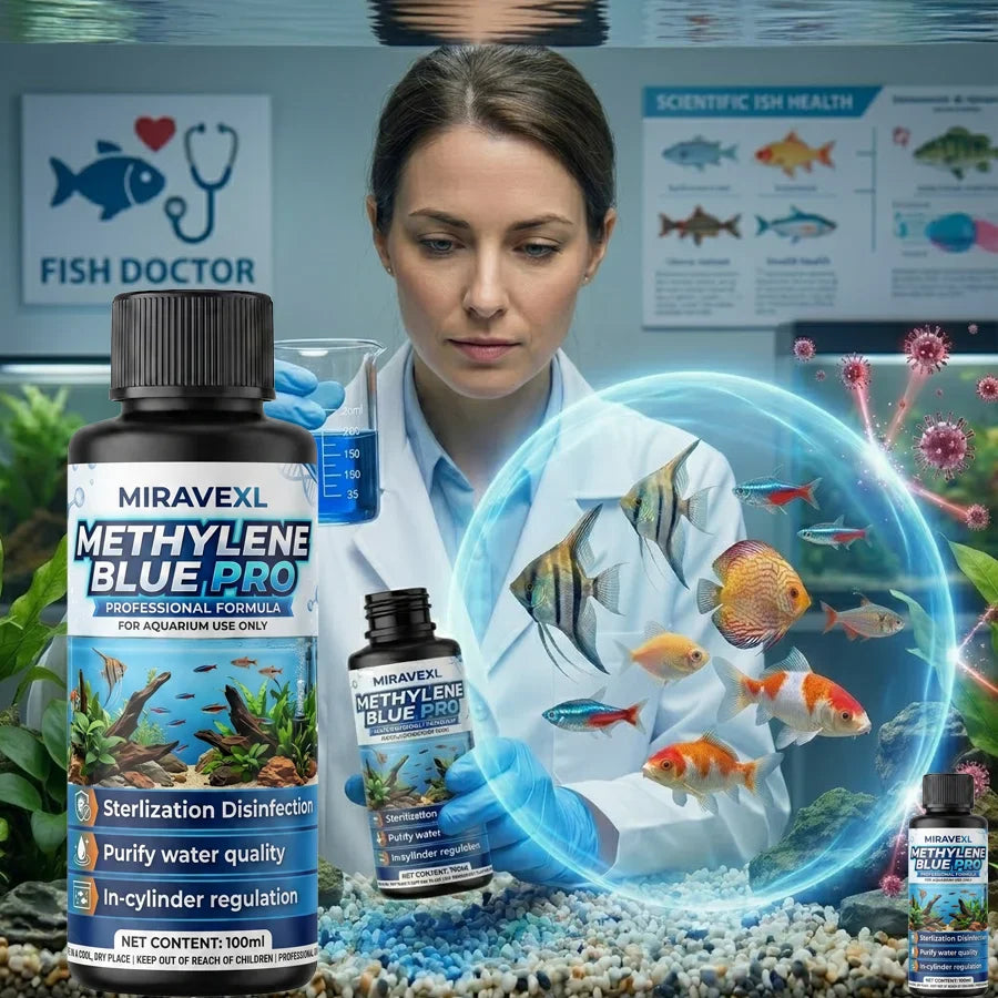 Methylene Blue Aquarium Treatment 100ml | Fish Tank Conditioner