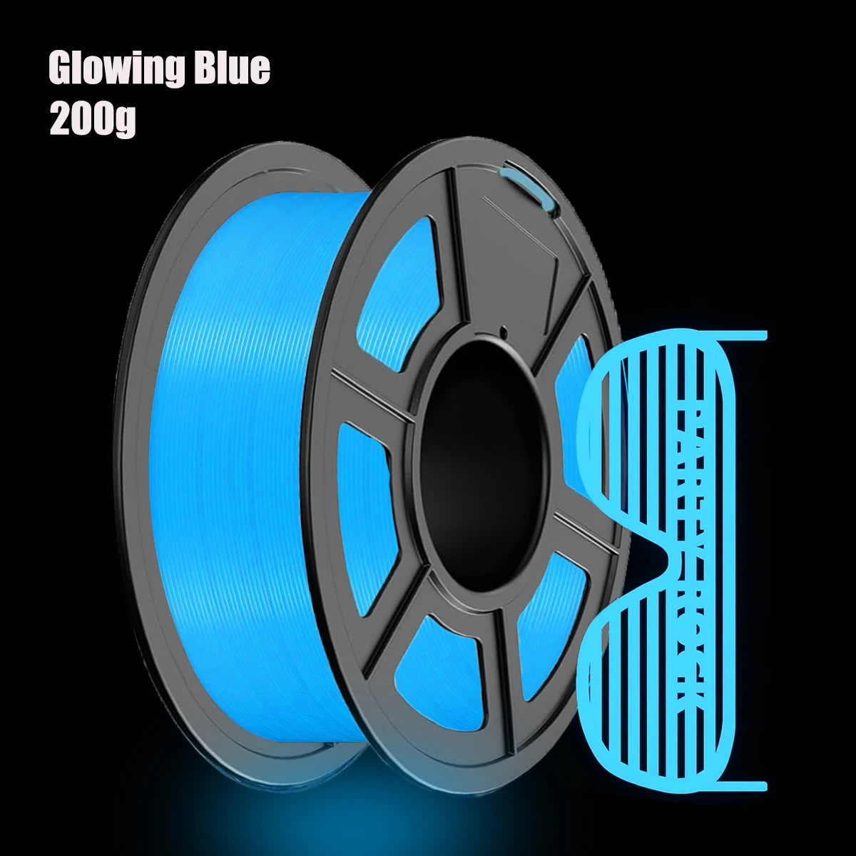 Glow-in-the-Dark PLA 3D Printer Filament 1.75mm | FDM Bundle