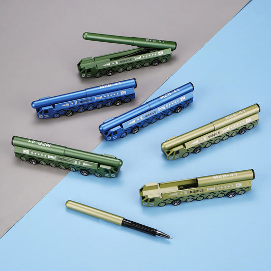 Funny Missile Design Ballpoint Pen Black Ink Creative Shape Pens Peaceful Pleasures Health and Wellness