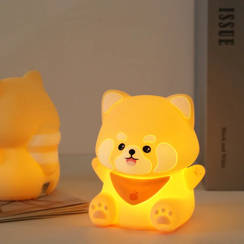 Animal Silicone Night Light – Rechargeable LED Kids Bedside Lamp