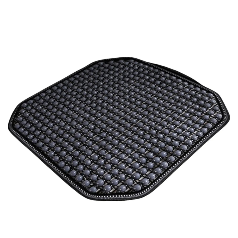 Wooden Beads Seat Cushion | Breathable Cooling Chair Pad