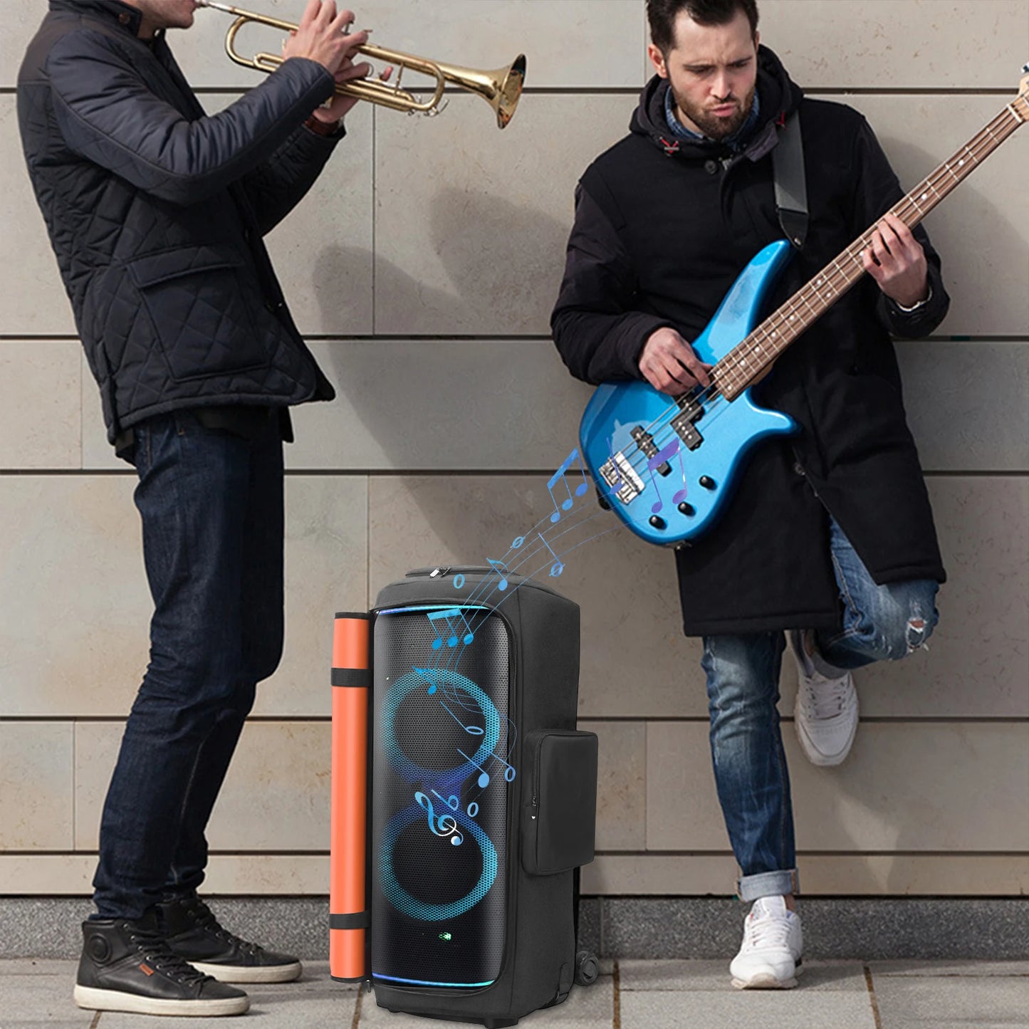 JBL Partybox 720 Speaker Carry Case | Waterproof & Mic Pockets