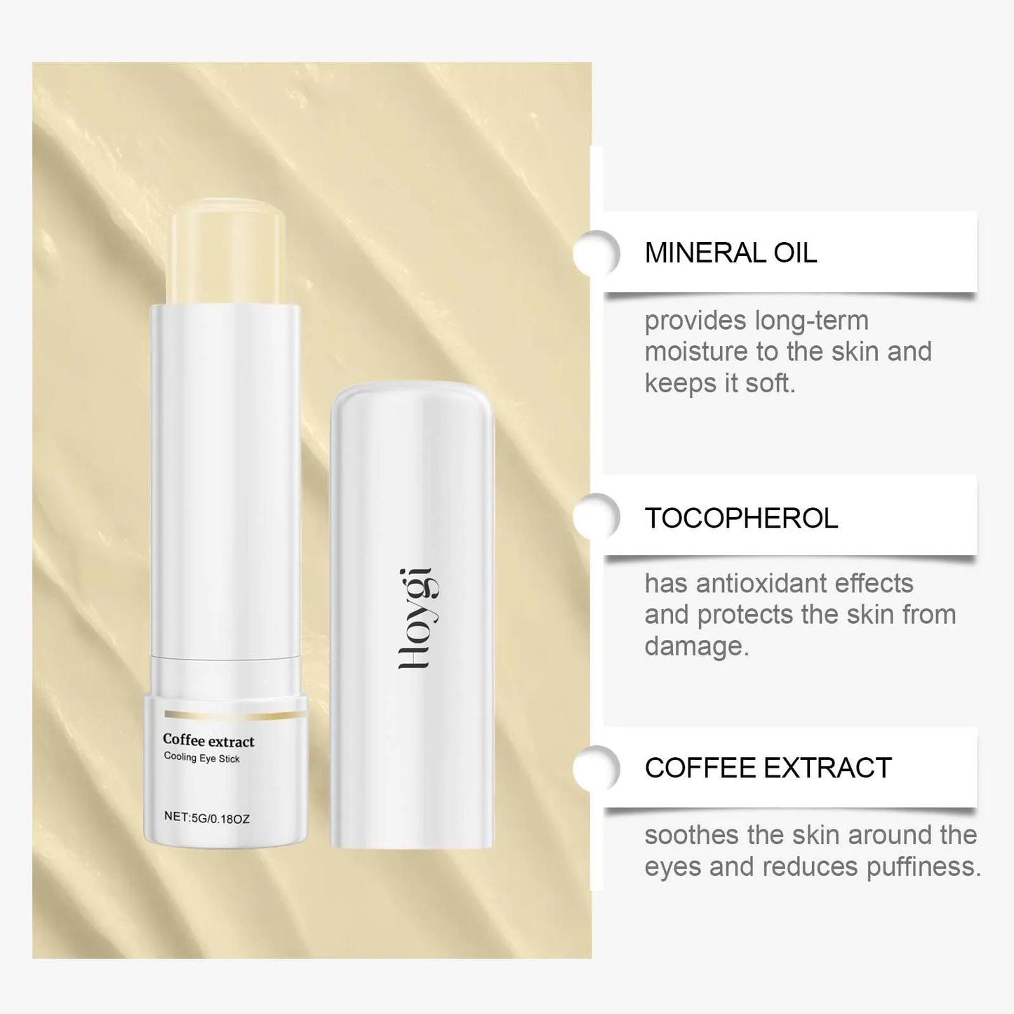 Hoygi Eye Cream Stick – Firm, Brighten & Moisturize Eyes