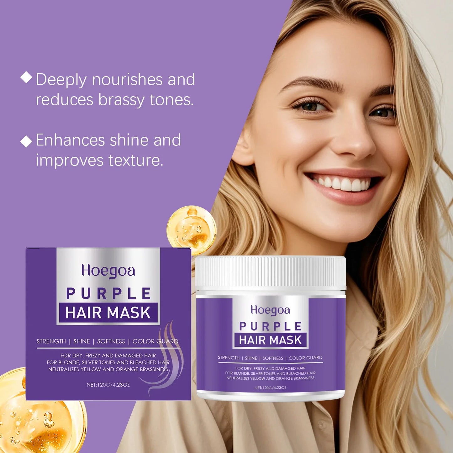 HOEGOA Hair Nourishing Mask – Moisturize, Smooth & Strengthen