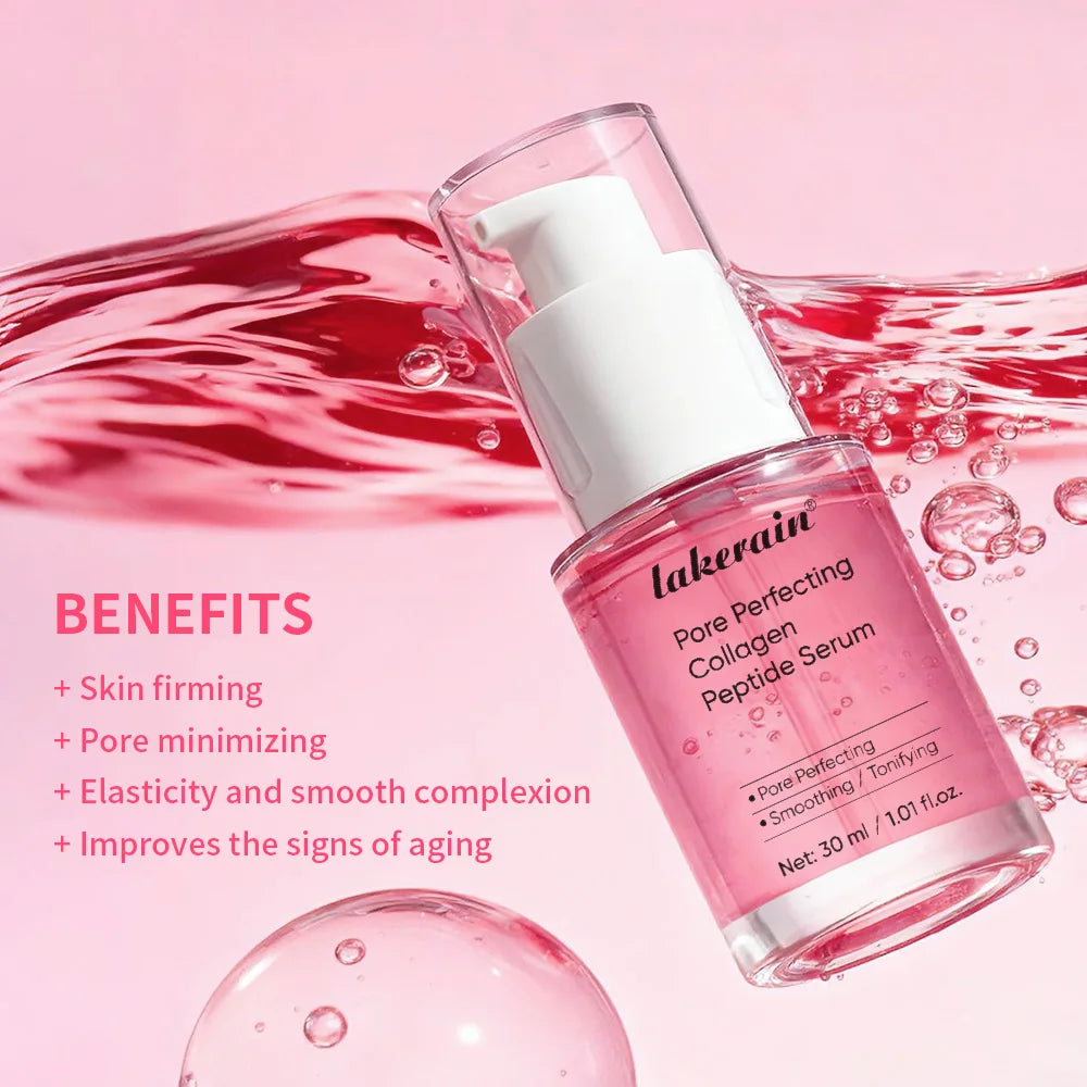 Pore Perfecting Collagen Peptide Serum Niacinamide Serum Anti-Aging Moisture Nourish Nourish Repair Barrier Pore Perfecting Skin Peaceful Pleasures Health and Wellness
