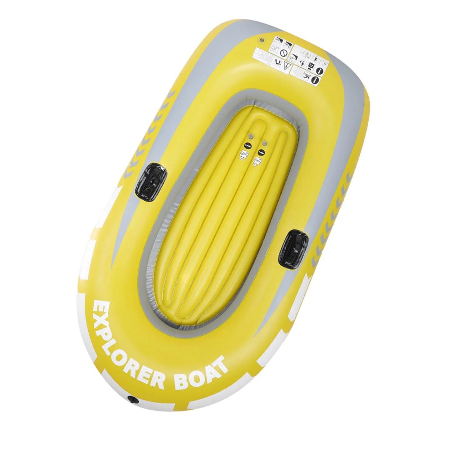 PVC Inflatable Kayak Canoe 2 Person Rowing Air Boat Fishing Drifting
