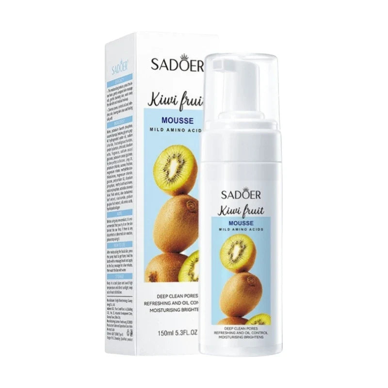 SADOER Kiwi Amino Acid Cleansing Mousse 150ml | Facial Cleanser