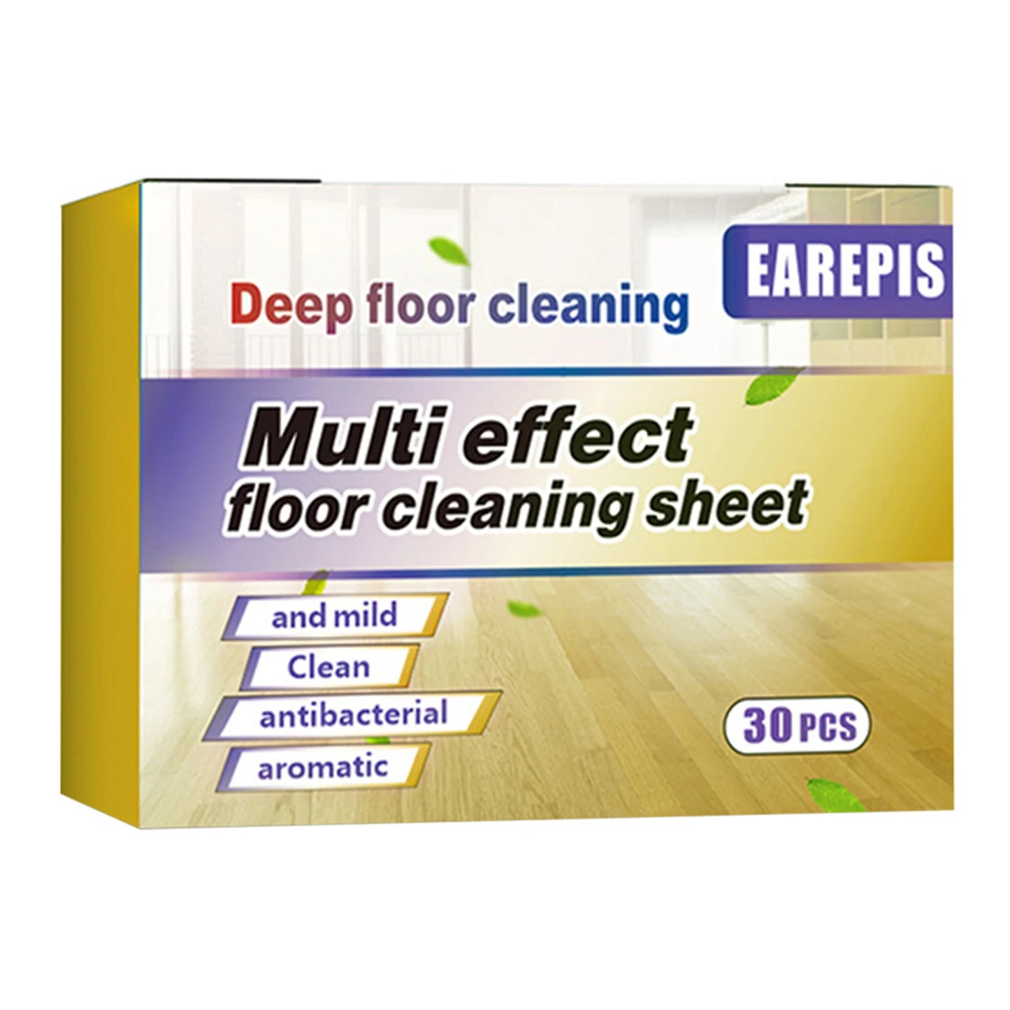 Floor Cleaning Sheet,Household Floor Cleaning Concentrate Sheets,Efficient Stain Removal Multifunctional Floor Cleaning Sheet Peaceful Pleasures Health and Wellness A